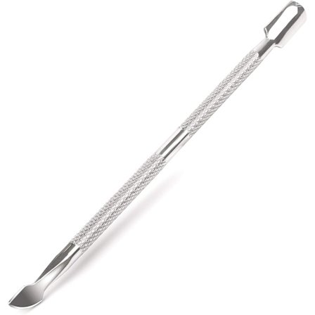 Neglebåndsskraber i rustfrit stål med dobbelt hoved til gelnegle