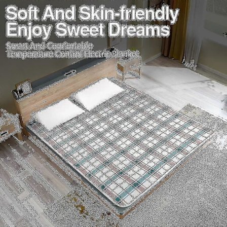 Sähköpeitto 110-220 V paksumpi lämmitin yksi- / kahden hengen vartalonlämmitin lämmitetty peitto patjan termostaatti sähkölämmitteinen peitto