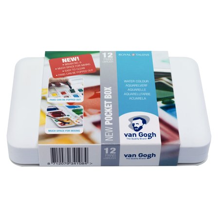 Van Gogh Van Gogh Pocket Box Aquarelverf 12-set