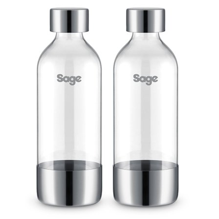 Sage InFizz flaske til sodavandsmaskine 2-pak, 1 liter - Klar | KitchenOne