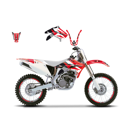 Stickerset Blackbird Dream 3 - Honda CRF 450R 2002-2004