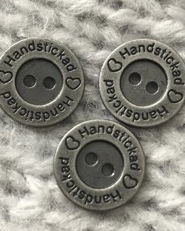 Metallknapp Handstickad 15 mm - NDLWRX