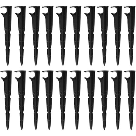 20 st bevattningsdropphållare, plast dropprörhållare rörhållare S