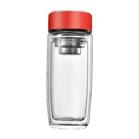 Teekopp med dubbla lager, glas, GOOD borosilikat, tjock, explosionssäker