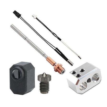 3D-skrivare för Prusa MK4 Hotend med värmeelement Värmeblock Munstycke för Prusa / XL Hotend Extruder Par