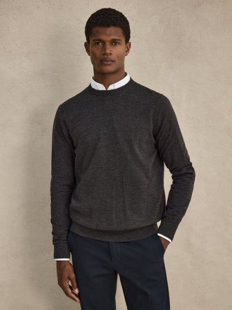 Brauner Pullover Regular Fit