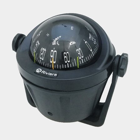 Riviera kompass m/bygel Artica 2¾", svart