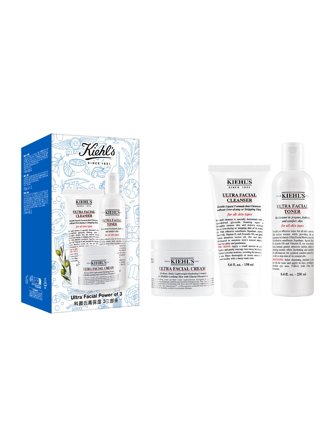 Kiehl's Ultra Facial Set cont.: Cleanser 150 ml (GH 979991) + Toner 250 ml (GH 980237) + Cream 125 ml (GH 221402)