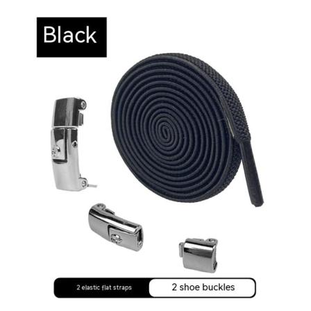 Lata människor behöver inte knyta skosnören, och det elastiska trycket är fixerat. Skosnöreslåset är svart och 6 mm brett black/6mm wide