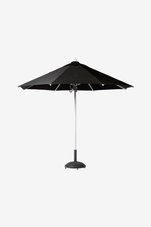 Cinas - Parasol Antibes ALU Ø 3,3 m - Sort - Parasoller - Fra Homeroom