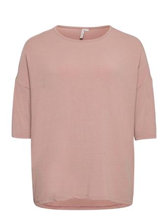 Carlamour 3/4 Top Langærmet T-shirt Lyserød ONLY Carmakoma