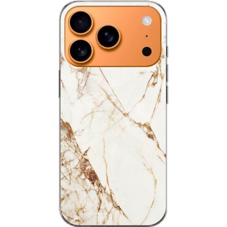 Kompatibelt Mobildeksel til Apple Apple iPhone 17 Pro Hvit marmor