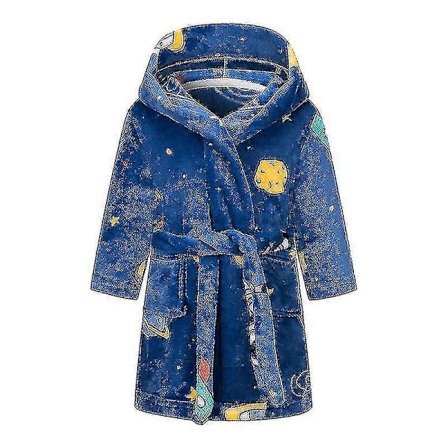 Badekåpe for barn, hettekåpe for gutter og jenter, tegneserie, dyr, dinosaur, nattøy, myk pysjamas for småbarn