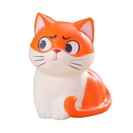 Tegneserie Kat Klem Legetøj Langsom Tilbagefald Stressaflastning Stræk Killing Klemmer Sensory Fidget Pinch Legetøj Børn Voksne Julegave (FMY)