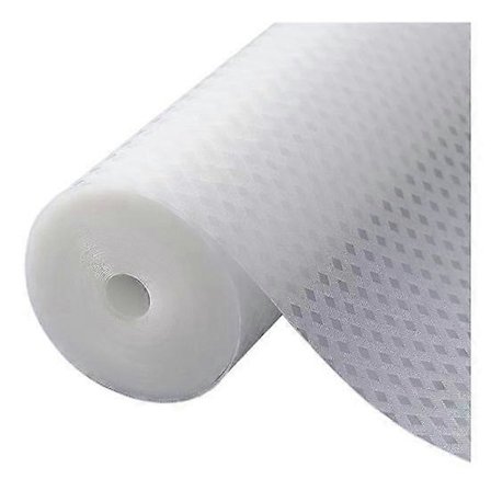 Skridsikker Hyldebeskytter til Køkkenskabe, Fødevaregodkendt, Let at Klippe, Rengøre, Vandtæt Skuffeindsats, Beskytter Overflader, Skabsindsats