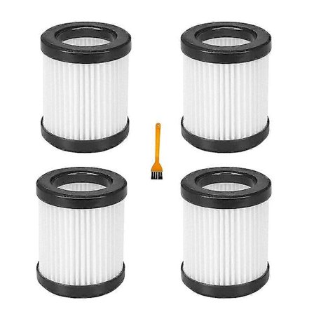 4-pack tvättbara HEPA-filter för XL-618A/M8-PRO sladdlös dammsugare, återanvändningsbar ersättning [DB]