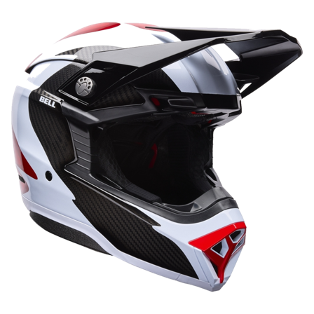 BELL Moto-10 Spherical Crosshjälm Fluid Svart/Röd XL