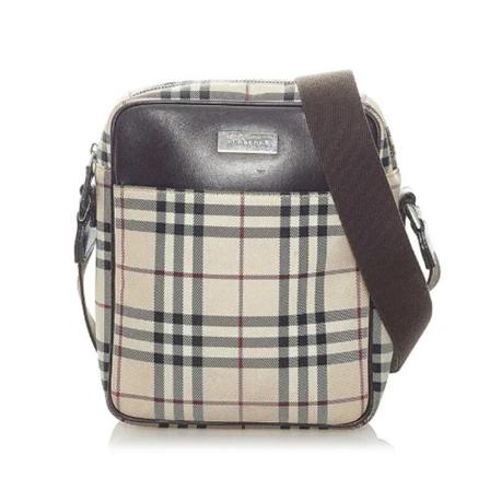 Burberry Vintage Pre-owned Canvas crossbody-tasker Brun, Dame Vintage Tasker, Størrelse: ONE Size
