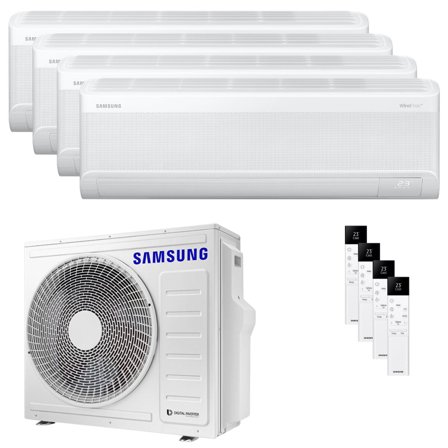 Condizionatore Samsung Windfree Avant S2 quadri split 7000+7000+7000+7000 BTU inverter A++ wifi unità esterna 8 kW