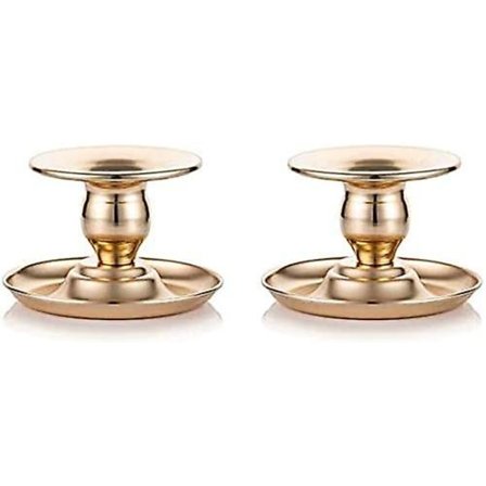 Sæt af 2 Retro Stil Lysestager Vintage Krystal Lysestager Til Aromaterapi Jul Bryllup