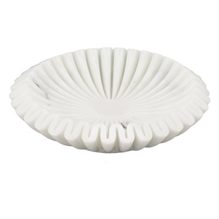 Handgjord marmorerad krusad skål 10 tum antik kammussla skål för inflyttningsfest bröllopsgåvor dekoration