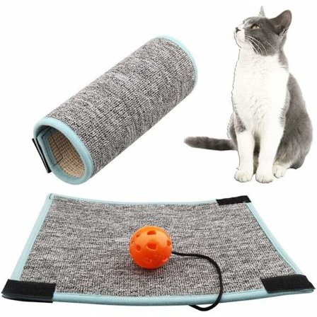 Kattklösmatta, Anti-Scratch Kattmatta, Anti-Slip Kattkloskötsel Leksak, för Kattunge Slipning Klor, Skydd av Mattor och Soffor-