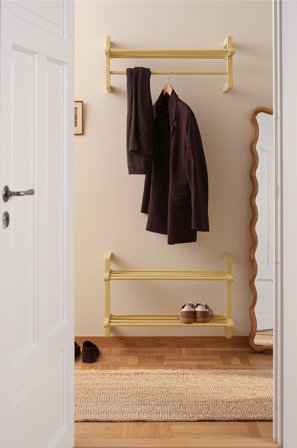 Jotex - Skohylle 70 Cm Smørgul - EDDISON - Kjøp Skohylle hos Jotex