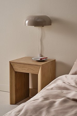 Jotex - Nachtkastje Wit Gezaaid Wit gezaaid - SUNNEMO - Koop Nachtkastjes bij Jotex