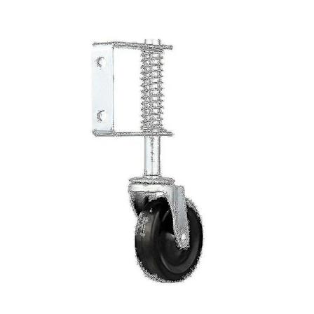 10 cm Heavy Duty Gummidørhjul med Silent Spring - WELLNGS