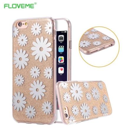 iPhone 6/6S Stilrent Crystalflower-skal från FLOVEME ORIGINAL Lila