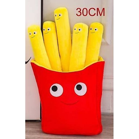30cm Pommes frites Baby Kudde Simulering Mat Fries Kudde Pizza Plyschleksaker Barn Dockor Present