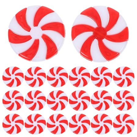 50 stk. Sjovt Falsk Slik Vedhæng Juletræsindretning Fest Ferie DIY Dekorationer