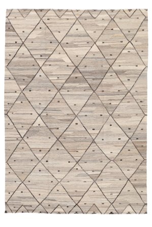 Kilim Ariana Rug 206X294 Orange/Beige Wool, Afghanistan