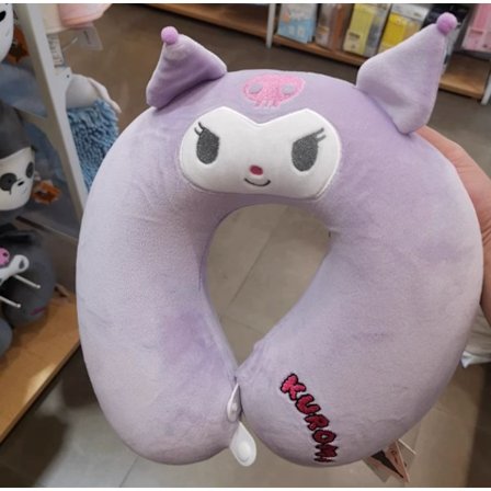 Söt Tecknad Shiba Inu Nackkudde U-formad Kudde Kontor Resekudde