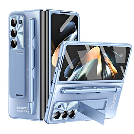Galaxy Z Fold 5- case med S Pen och S Pen-fack, inbyggt skärmskydd och stöd för Samsung Galaxy Z Fold 5- case