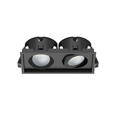 Westal WLD Reko II Downlight 14 W, 1560 lm, svart 3000 K, Belysning