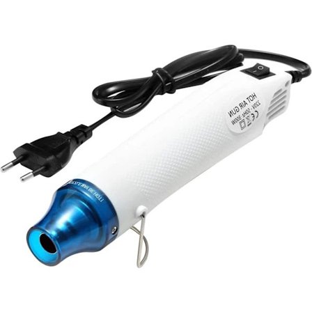 Varmepistol, Mini Varmepistol 220V 300W Pregevarmepistol for Krympeemballasje Preging Tørking