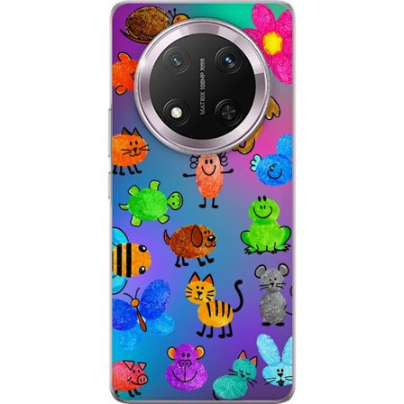 Kompatibel Mobilcover til Honor Magic7 Lite Little Scribble Friends