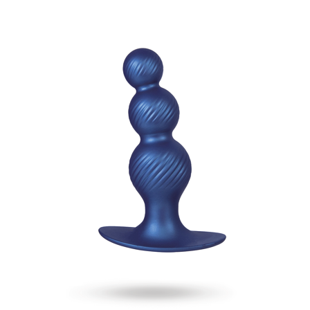 NMC: G-Stuck Silicone Anal Plug Metallic Blue