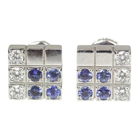 Cartier Vintage, Pre-owned Earrings Grijs, Dames, Maat:ONE Size