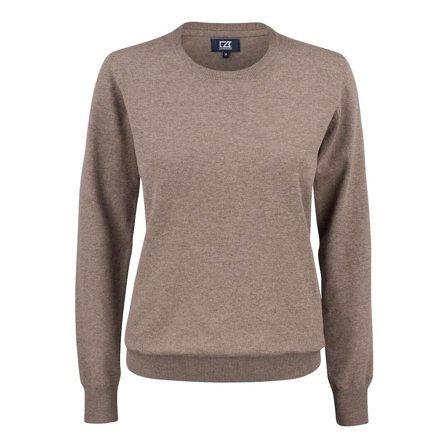 CUTTER & BUCK Tröja Oakville dam nougatmelange L - Lyreco - Yrkeskläder - Uniform - Stickat