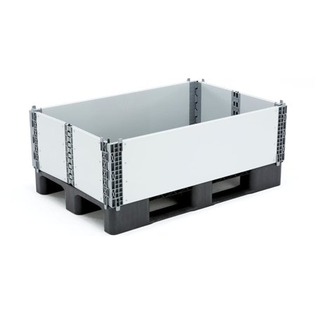 Pallkrage 1200x800x330mm, grå