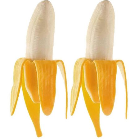 4 st Banan Stretchiga Leksaker Banan Fidget Leksaker Skalade Banan Leksaker Banan Stress Relief Leksaker