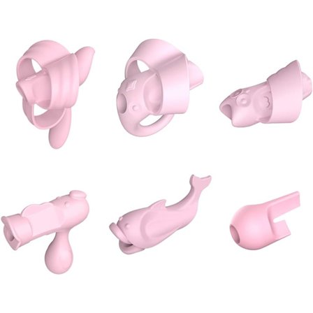 6-trinns steg-for-steg blyantgrep-treningssett for høyrehendte, håndskrift hjelpemiddel korrigeringsverktøy