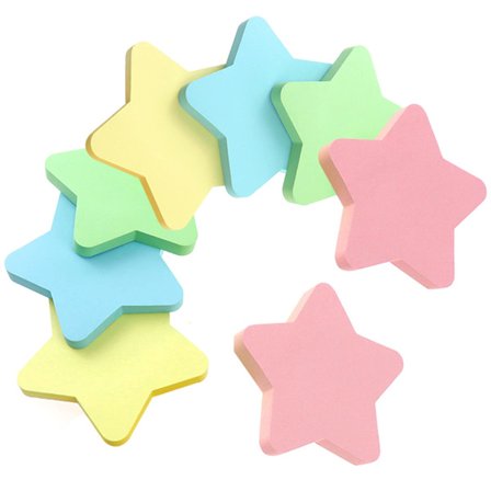 Klistrelapper, selvklebende lapper, fargerike superklebende lapper, lyse post-it-lapper, post-memo for kontor, hjem, skole, møte