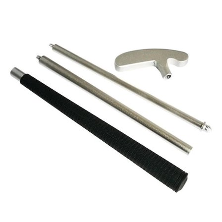 3-delt sammenklappelig højre-/venstrehånds Golf Putter Kølle Bærbar rejseputter