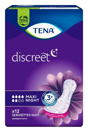 Tena Lady Maxi Night Assorbenti 12 Pezzi