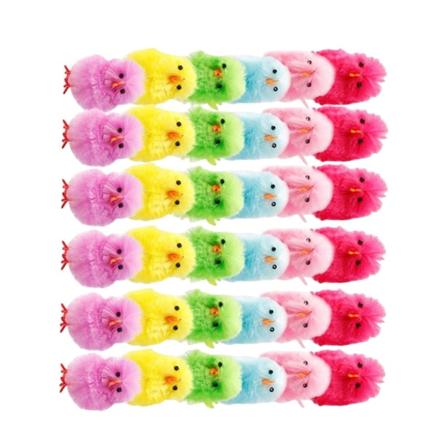 1/3/5 36 kpl Realistisia Chenille-Pääsiäispöllöt Korin Pääsiäiseen 1 Pc