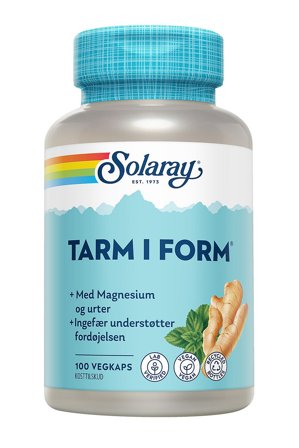 3 for 2 - Solaray Tarm i Form, Helse & Madvarer, Kosttilskud, Fordøjelse & Fibre