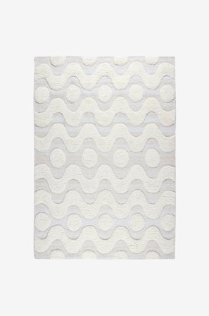 InHouse Group - Ullmatta Deoria - Valkoinen - Villamatot - 160X230 - - Homeroom